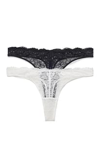 2er-Pack V-förmiger String