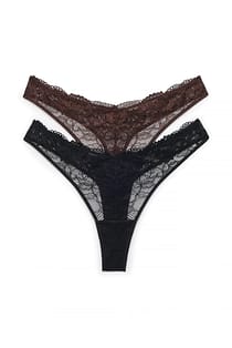 2-pack V-shape Thong