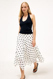 Asymmetric Midi Skirt
