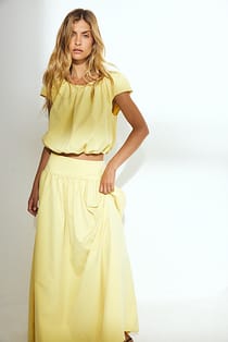 Balloon Hem Top