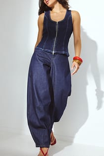 Balloon Leg Denim