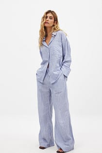 Crochet Insert Mid Waist pants