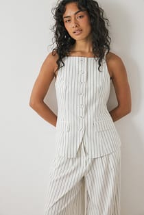 High Neck Vest Top