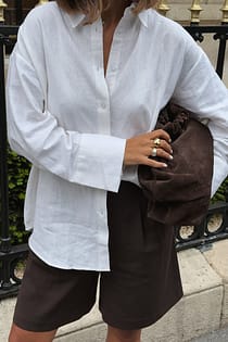 Oversized Linen Blend Shirt