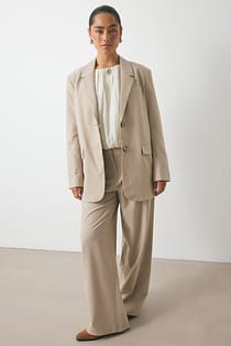 Wide Mid Waist Pants