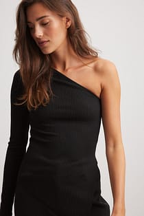 One Sleeve Jersey Top