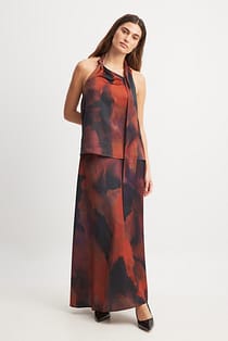 Satin Slip Maxi Skirt