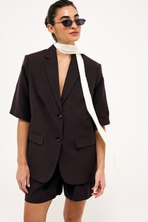 Blazer mit kurzen Ärmeln