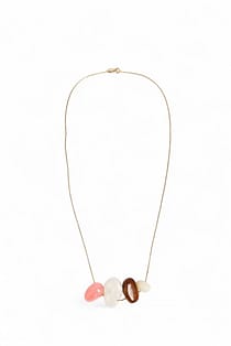 Collar de colgante de piedra