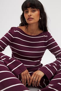 Knitted Striped Top