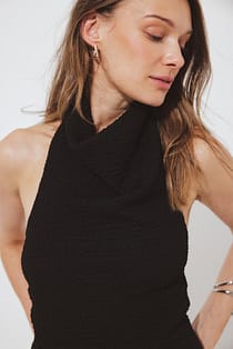 Structured Halterneck Top