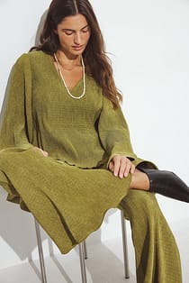 V-neck Blouse
