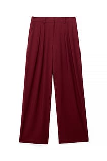 weite Anzughose mit hoher Taille