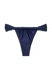 Wide Strap Draped Bikini Panty
