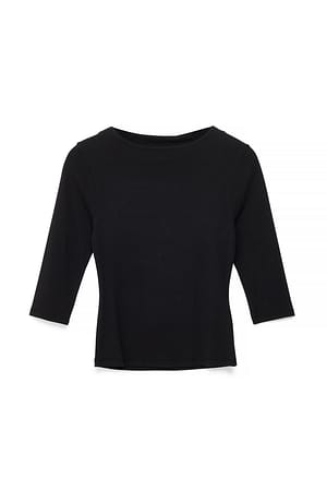 Black Kort jerseytop
