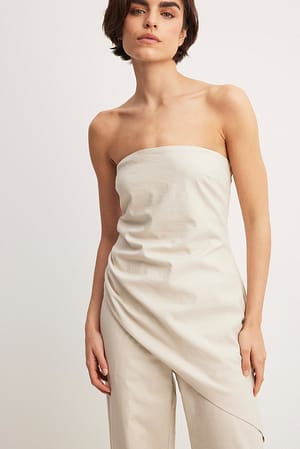 Asymmetrisk top i hørblanding med bandeau