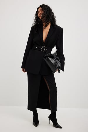 Blazer med bælte