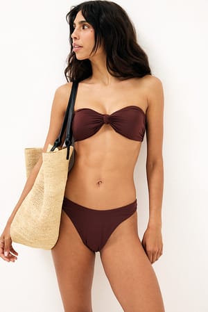 Brown Culotte de bikini