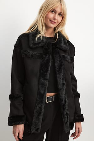 Fliegerjacke aus gebondetem Stoff