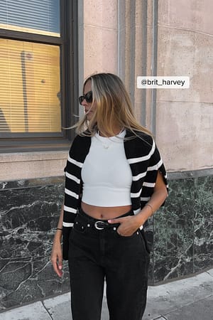 Knitted Striped Sweater