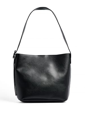 Black Buckle Totebag