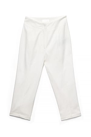 White Capri broek