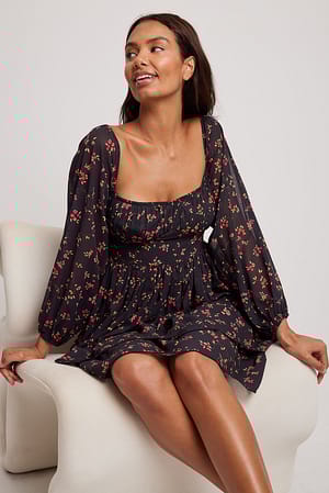 Mini robe en mousseline