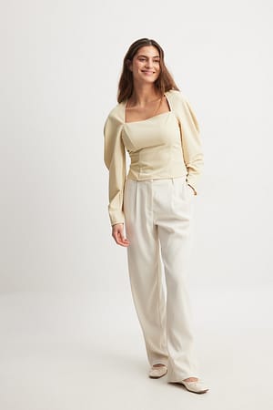 Blouse à manches volumineuses