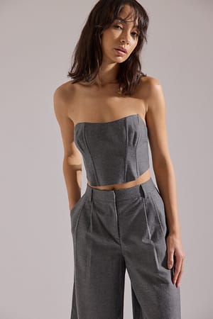 Grey Korsettopp