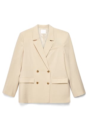 Vanilla Oversized dubbelknäppt blazer