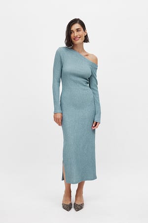 Draped Midi Dress