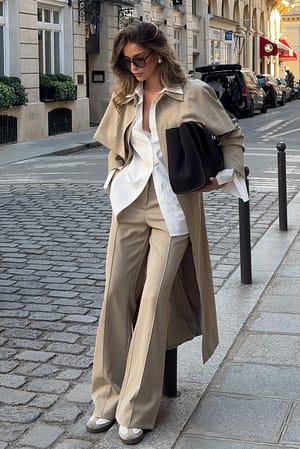 Cape Detail Trenchcoat