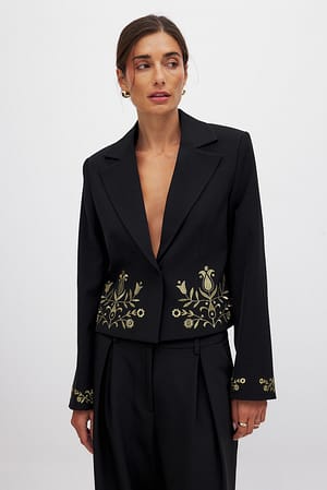 Embellished Detail Blazer