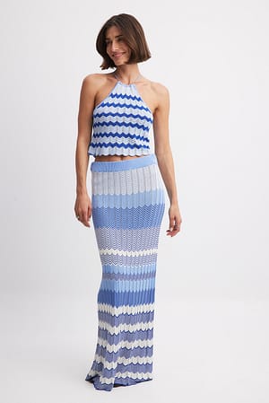 Fine Knitted Maxi Skirt