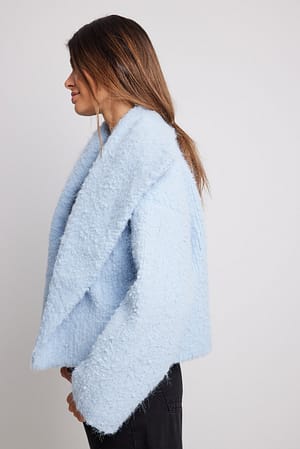 Jakke med en foldet krage