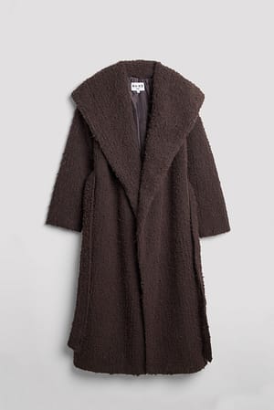 Fold Collar Maxi Coat