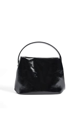 Black Handtasche mit Faltung