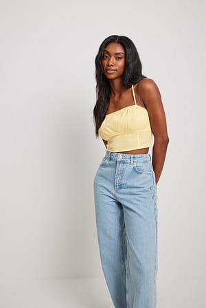 Gathered Front Soft Cotton Top