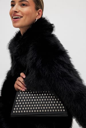 Black Gem Embellished Bag