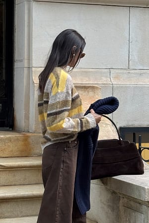 Gestreifter Pullover