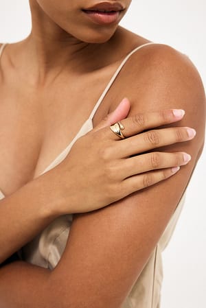 Gold Anillo chapado en oro