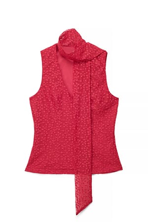 Red Neckholder-Top