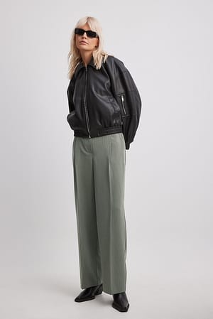 Heavy Low Waist Suit Pants