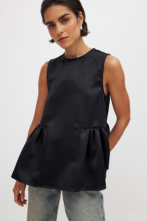 High Neck Volume Top