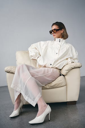 Offwhite High Neck Jacket