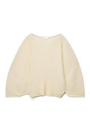 Cream Knitted Cape