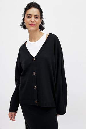 Oversize-Strick-Cardigan