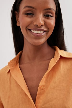 Linen Shirt Dress