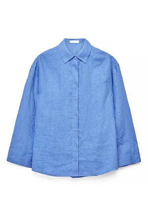 Linen Wide Sleeve Shirt