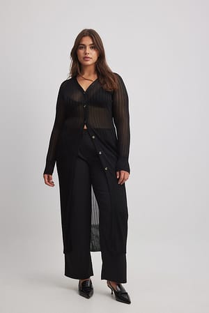 Long Knitted Cardigan